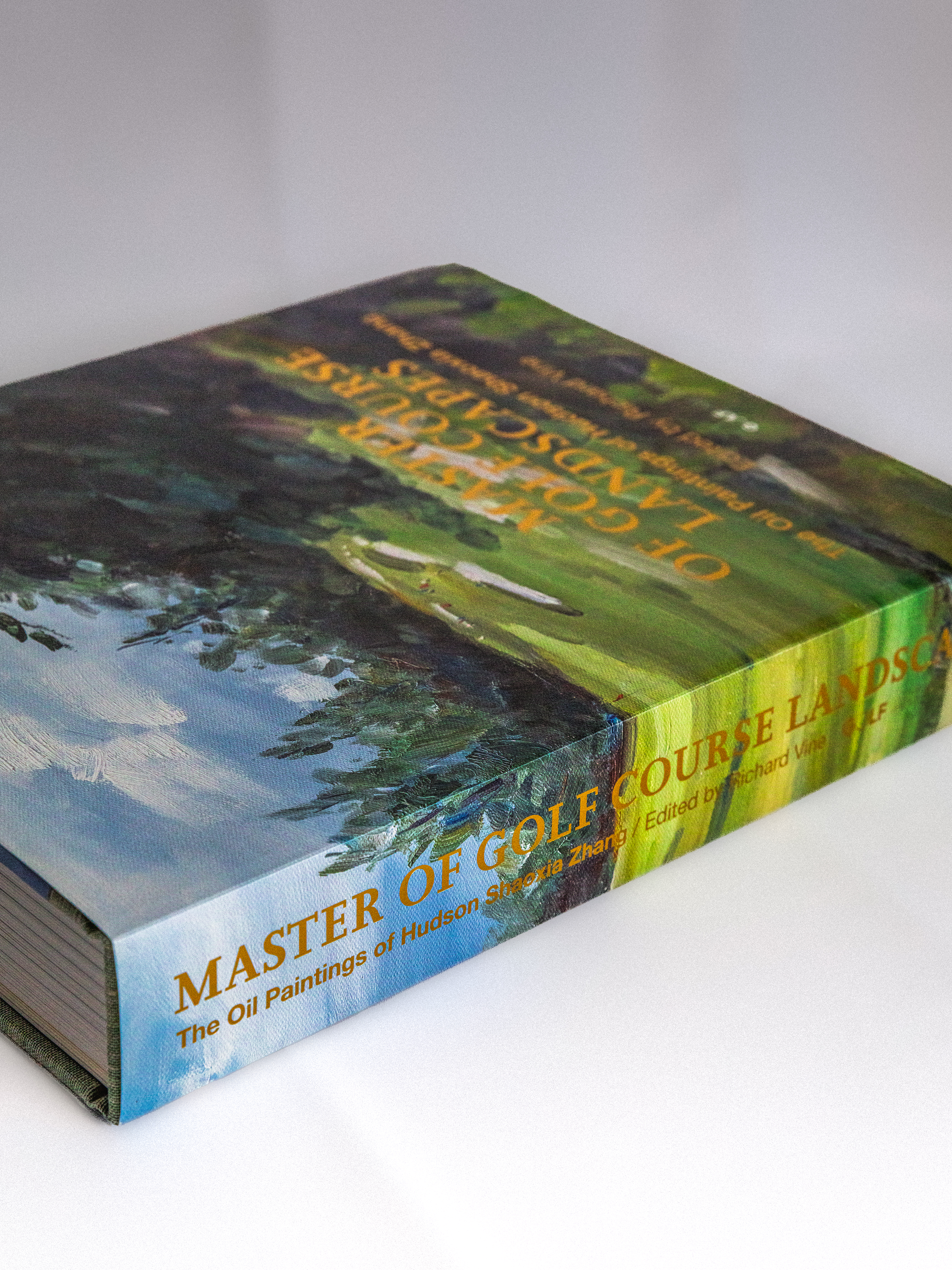 Close-up of the cover and spine